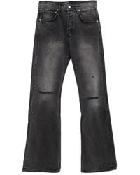 Enfants Riches Deprimes - Distressed Bootcut Jeans - Lyst