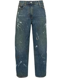 Helmut Lang - Painted Wide-Leg Jeans - Lyst