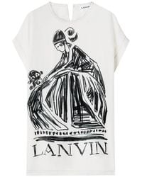 Lanvin - Mother And Child T-Shirt - Lyst