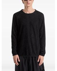 Y-3 - T-Shirt Réversible En Maille Gaufrée - Lyst
