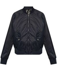 Balmain - Bomber Jacket With Embroidered Logo - Lyst