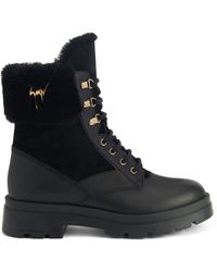 Giuseppe Zanotti - Jaure Leather Boots - Lyst