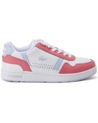 Lacoste - T-clip Leather Sneakers - Lyst