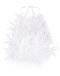 Cult Gaia - Joey Feather Crepe-De-Chine Top - Lyst