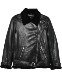Superdry - Giacca Biker Con Collo - Lyst