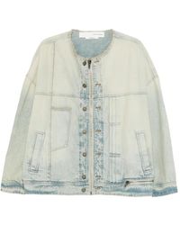 Isabel Benenato - Frayed-Hem Jacket - Lyst