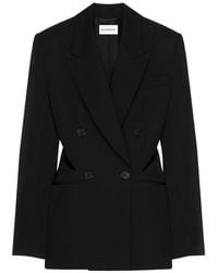 Givenchy - Double-Breasted Slashed Jacket - Lyst