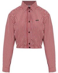 Vetements - Checked Cropped Top - Lyst