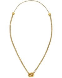 Versace - Halskette Mit Griechischen Motiven - Lyst