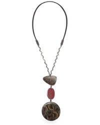 Maliparmi - Bead-Embellished Resin-Pendant Necklace - Lyst