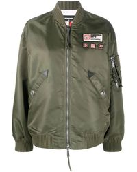 DSquared² - Patch-Detail Bomber Jacket - Lyst