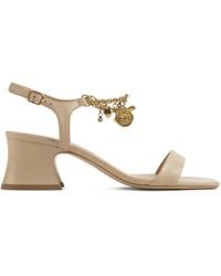 Chloé - 55Mm Charm-Embellished Block-Heel Sandals - Lyst