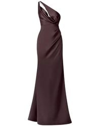 Il Volo - Crystal-Embellished One-Shoulder Maxi Dress - Lyst