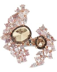 HYT Jewelry - Floral Diamond Ring - Lyst