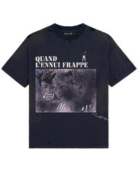 Boredom Kills - Graphic-Print Distressed T-Shirt - Lyst
