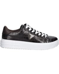 Guess - Crocodile-Embossing Logo Sneakers - Lyst