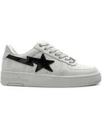 A Bathing Ape - Baskets En Cuir À Étoiles Sta 4 - Lyst