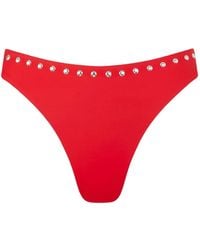 Let's Swim - Studded Bikini Bottoms - Lyst