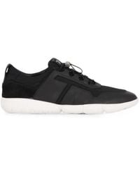 Tod's - Panelled Logo-Patch Sneakers - Lyst