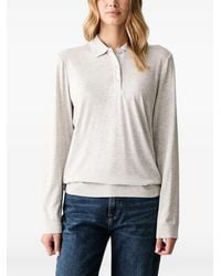 GANT - Long-Sleeve Polo Shirt - Lyst