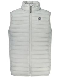 North Sails - Quilted Logo-Patch Gilet - Lyst