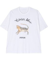 Visvim - Logo-Print Drop-Shoulder T-Shirt - Lyst