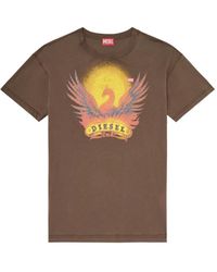 DIESEL - T-Shirt T-Norm-Aa1 - Lyst