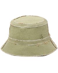 Ruslan Baginskiy - Logo-patch Frayed Bucket Hat - Lyst