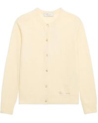 Blumarine - Strass Embroidered Cashmere Cardigan - Lyst