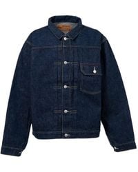 Maison Mihara Yasuhiro - Button Pocket Denim Jacket - Lyst