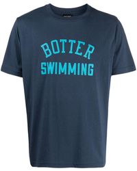 BOTTER - Flocked-logo Organic Cotton T-shirt - Lyst
