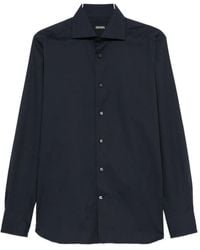 ZEGNA - Long-Sleeve Button-Down Shirt - Lyst