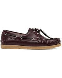 Toga - Stitched Leather Loafers - Lyst