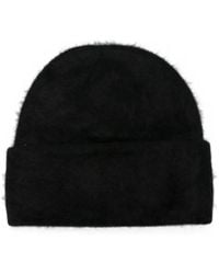 Soft Goat - Brushed Turn-Up Beanie Hat - Lyst