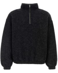 Jil Sander - Quarter-Zip Wool-Blend Sweater - Lyst