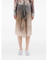 Pierre Louis Mascia - Adastrgum Draped Silk-Blend Skirt - Lyst