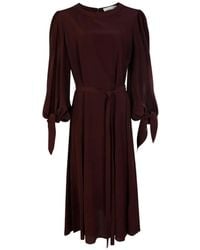 Chloé - Flared Midi Dress - Lyst