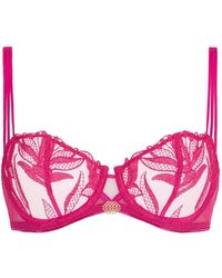 Aubade - Sweet Euphoria Floral-Embroidered Bra - Lyst