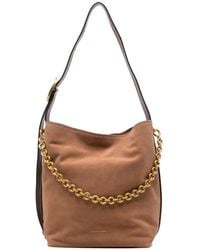 MICHAEL Michael Kors - Large Nolita Suede Shoulder Bag - Lyst