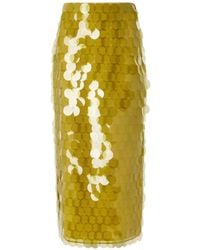 ROKSANDA - Halin Sequin-Embellished Midi Skirt - Lyst