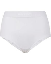 Tom Ford - Logo-Print Briefs - Lyst