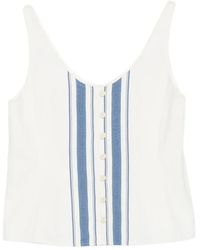 Low Classic - Striped Button Top - Lyst