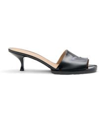 Maison Margiela - Tabi Brushed-Leather Mules - Lyst