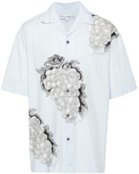 JW Anderson - Grape-print Cotton Shirt - Lyst
