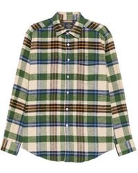 Portuguese Flannel - Check-Pattern Flannel Shirt - Lyst