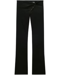 Courreges - Bootcut Wollen Broek - Lyst