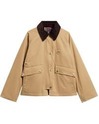 Barbour - Daphne Corduroy-Collar Jacket - Lyst