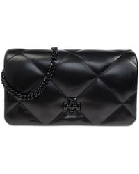 Tory Burch - 'Kira Diamond Quilt' Wallet On Chain - Lyst