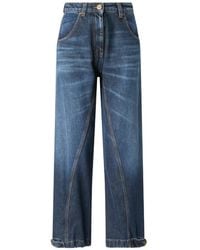 Pinko - Straight-Fit Jeans With Workwear Loop - Lyst