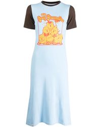 Charles Jeffrey - Abito Con Stampa Grafica - Lyst